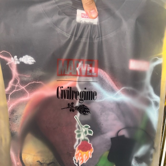 CIVIL REGIME X MARVEL SPIDER-MAN X GREEN GOBLIN “ SPIDER GOBLIN” SHIRT - Picture 6 of 9